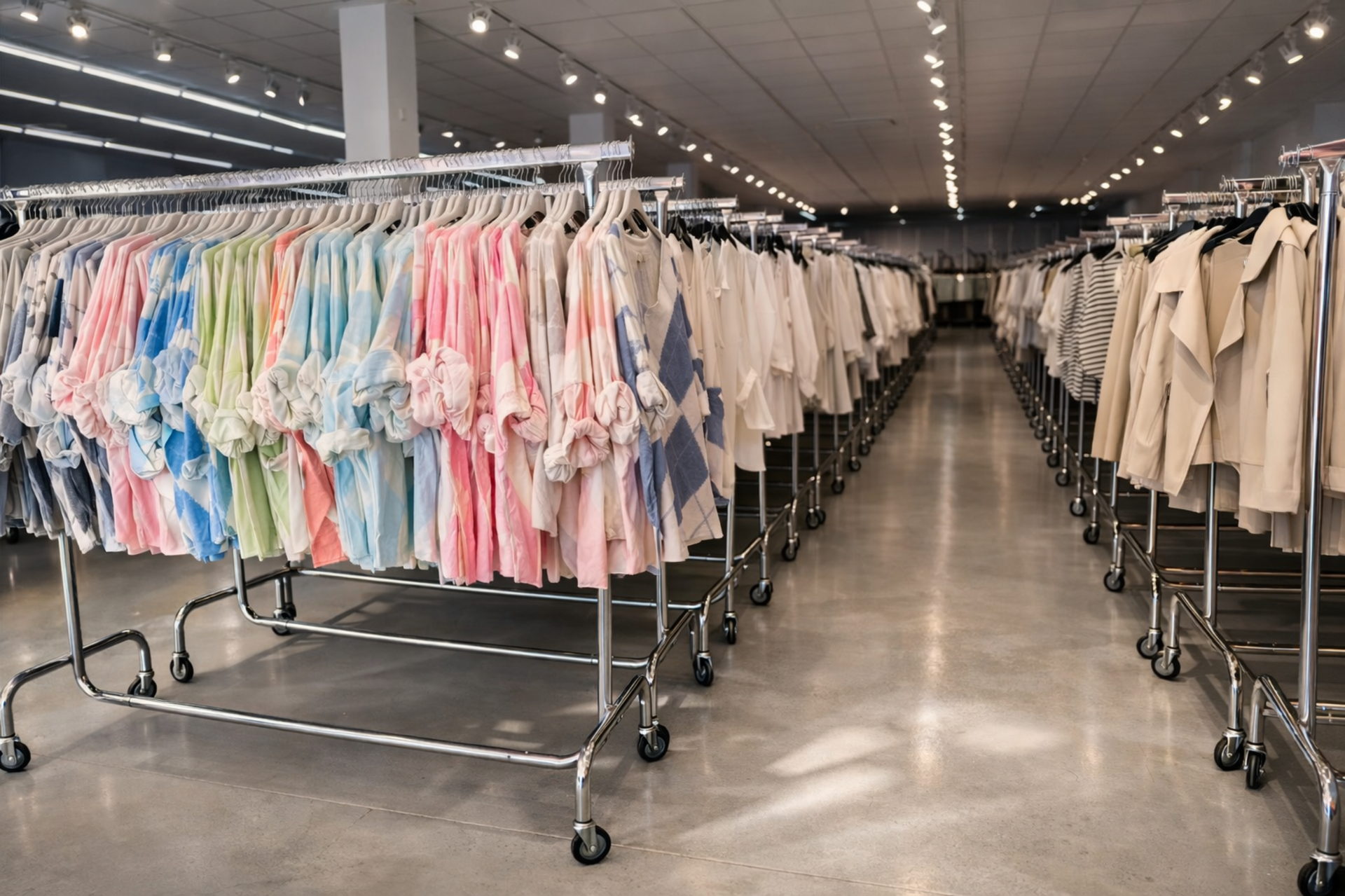 Mayorista de moda en Crevillente · Detalles del showroom